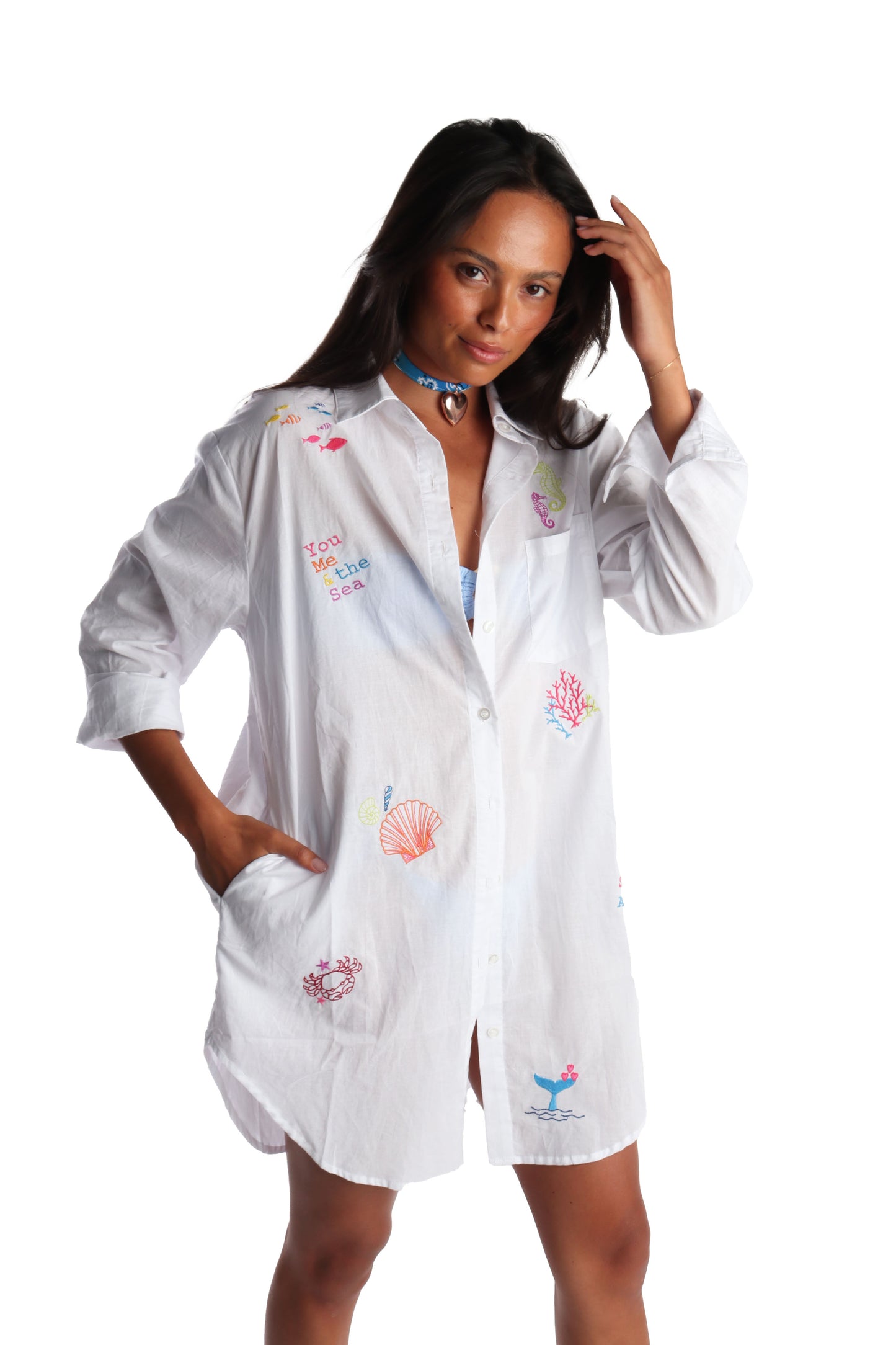 Nautical Shirt Dress