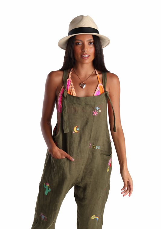 Groovy Linen Jumpsuit