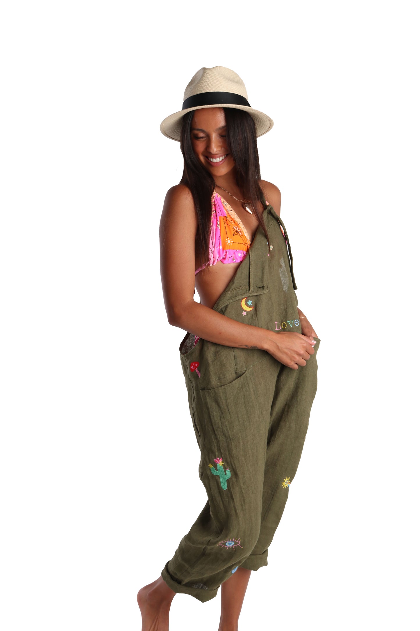 Groovy Linen Jumpsuit