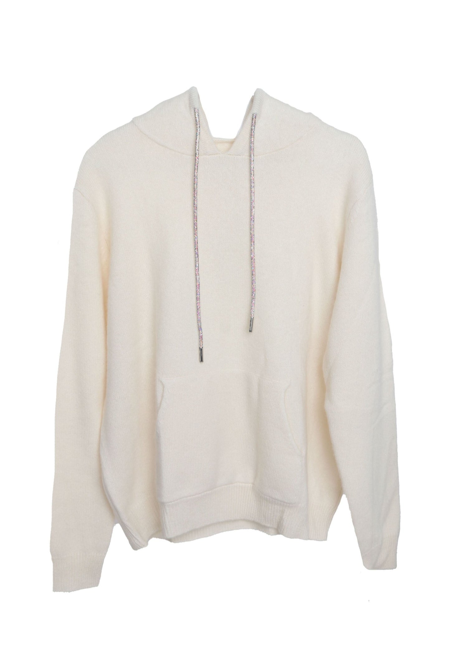 Rhinestone Cashmere Hoodie