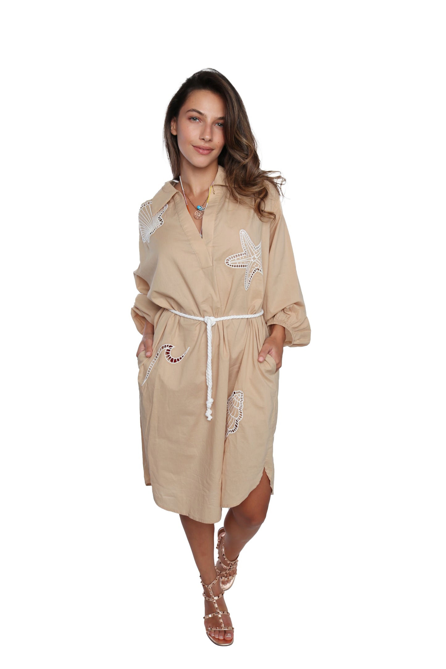 Mocha Sole Mare Dress