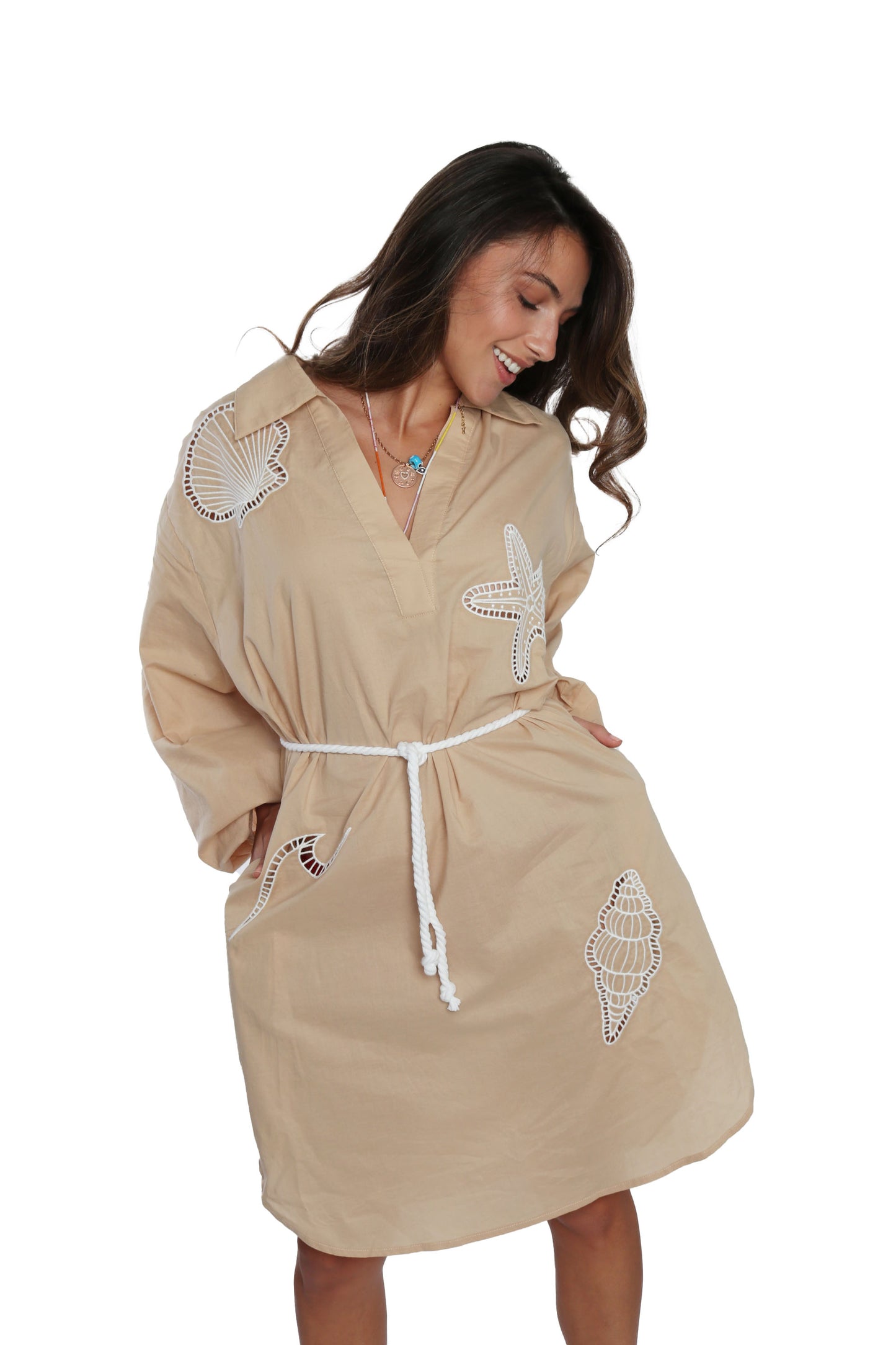 Mocha Sole Mare Dress
