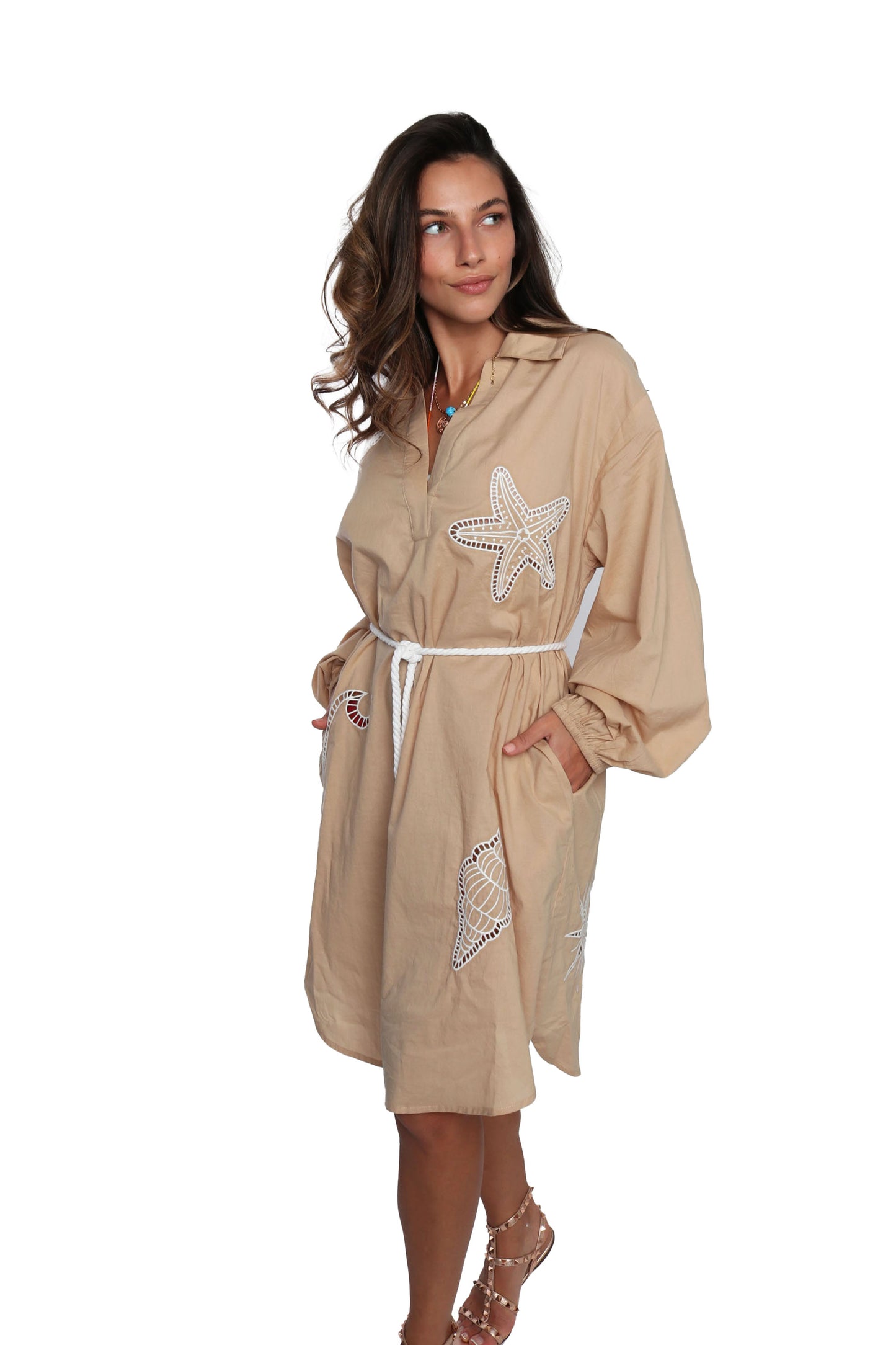 Mocha Sole Mare Dress