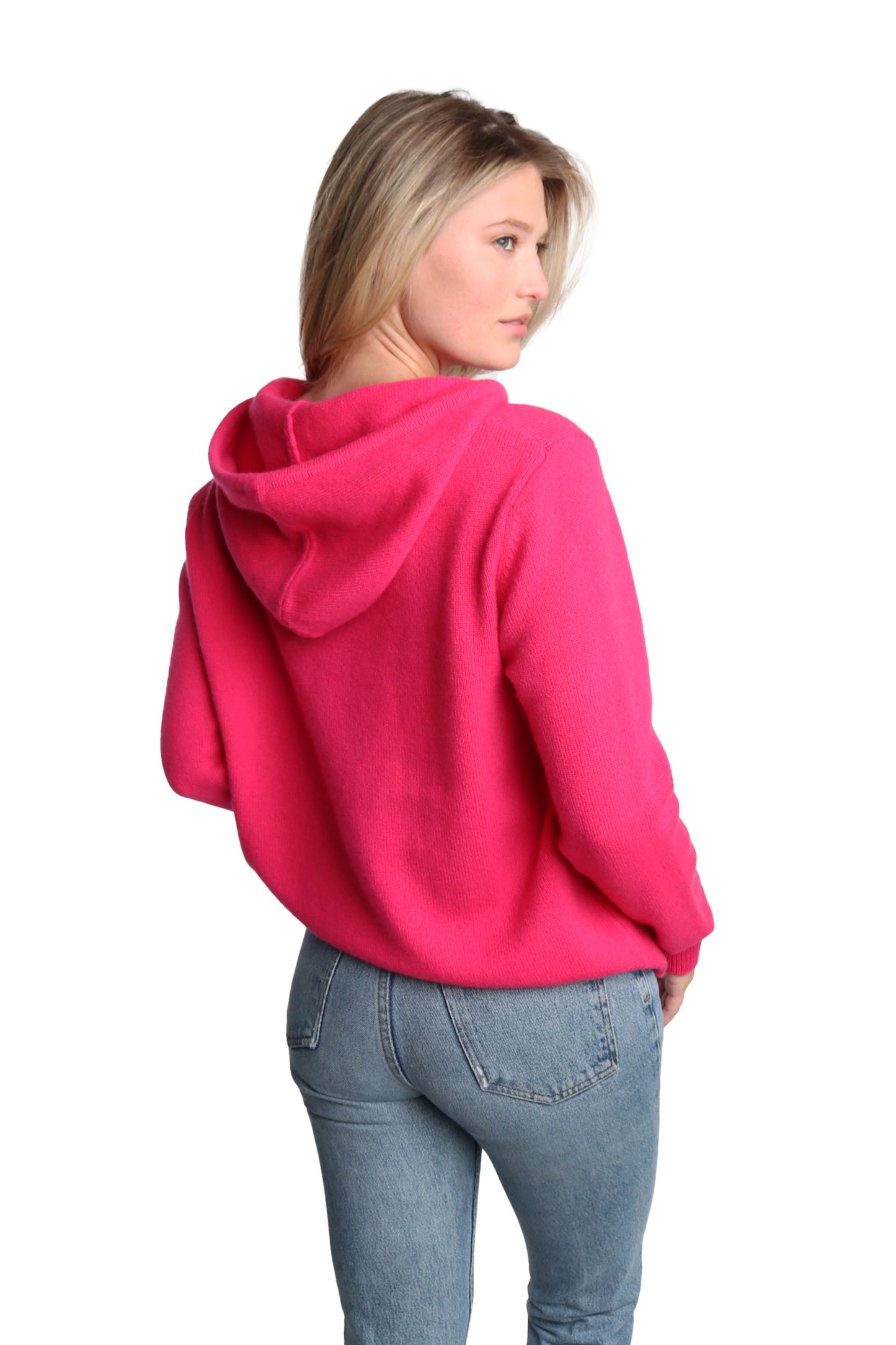 Rhinestone Cashmere Hoodie