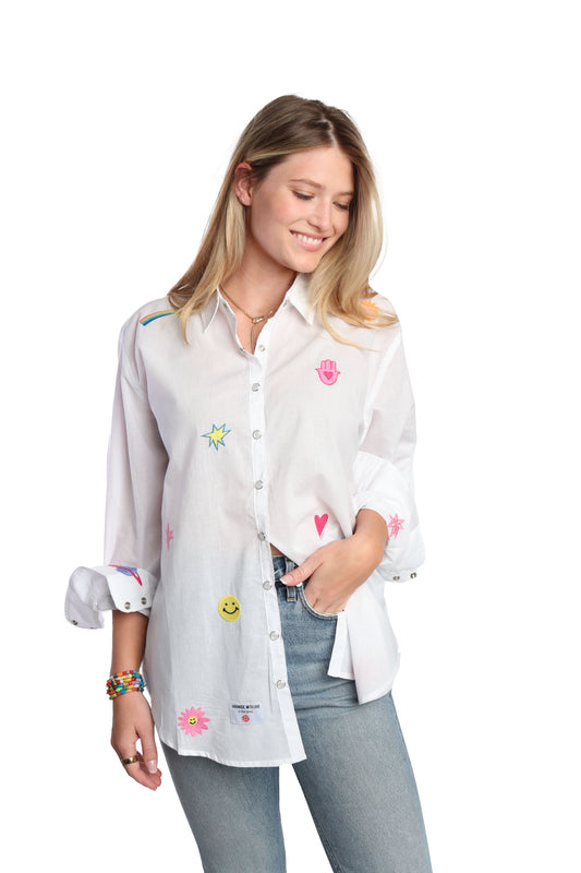 White Peony Shirt