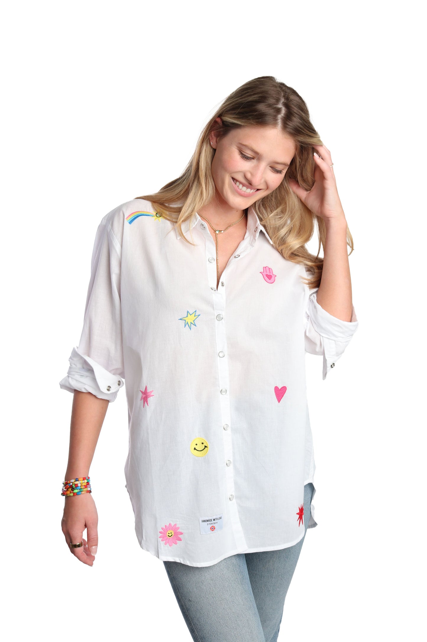 White Peony Shirt