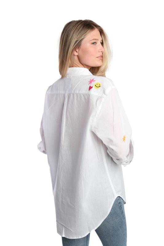 White Peony Shirt