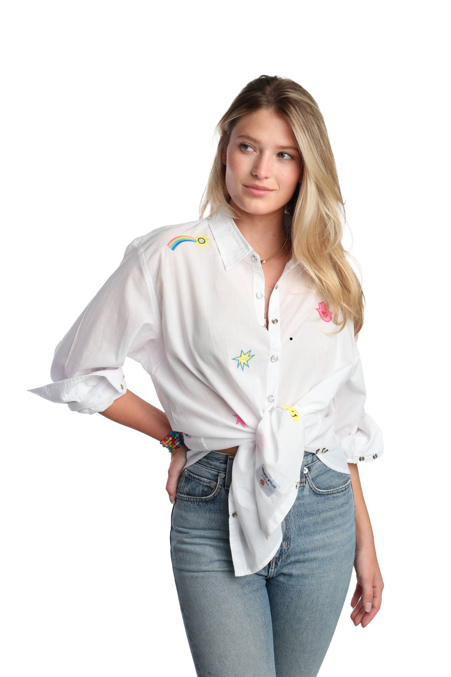 White Peony Shirt