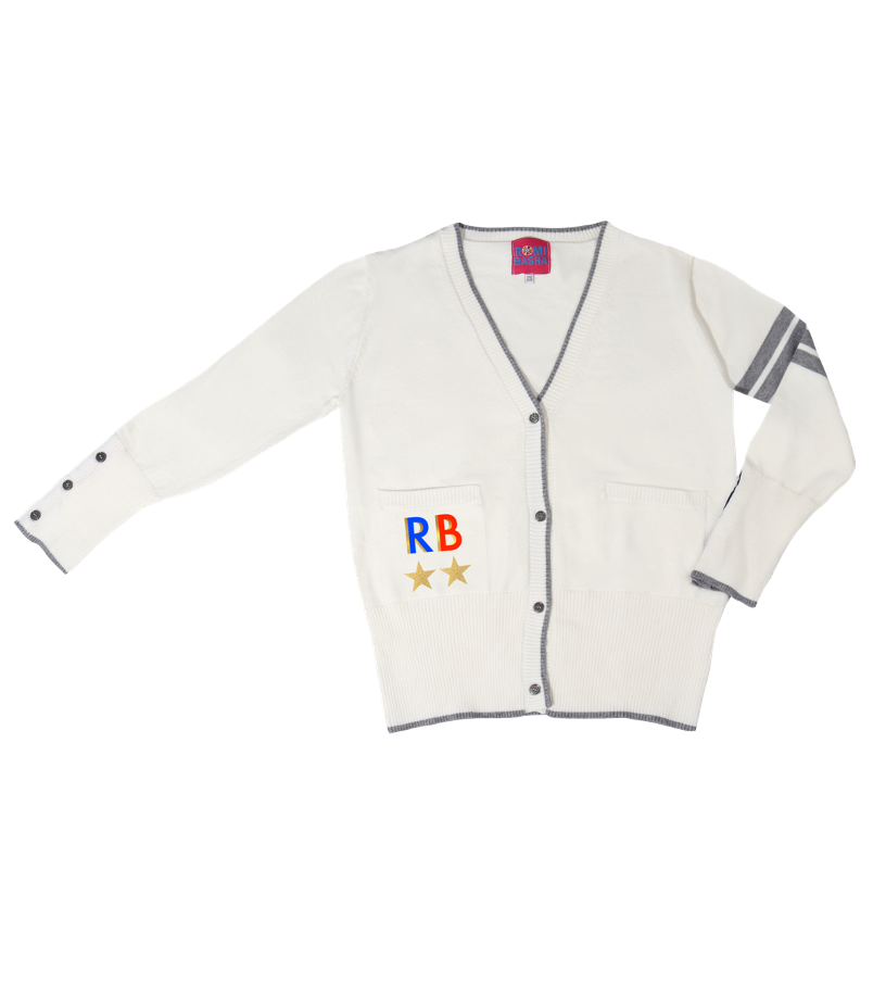 Initials Cardigan Customizable RomiBasha Designs