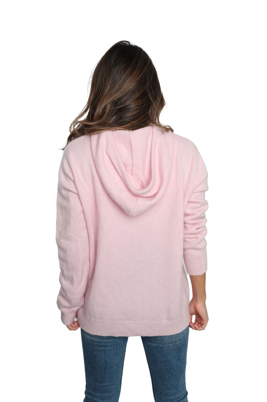 Rhinestone Cashmere Hoodie