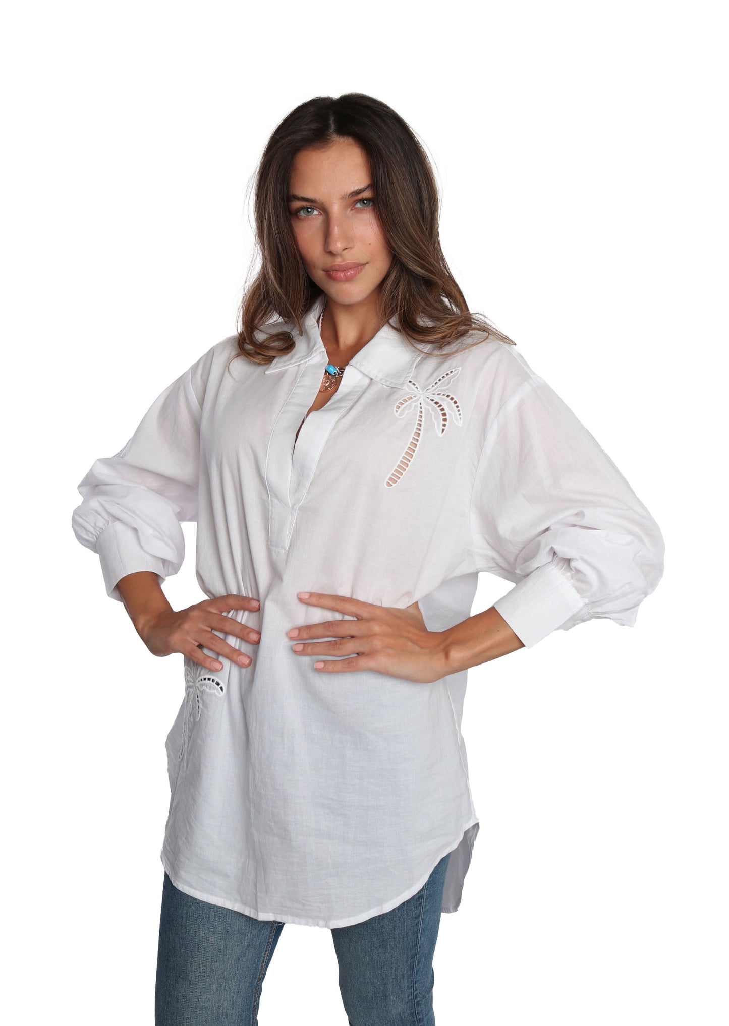 White Bali Tunic - Romi Basha