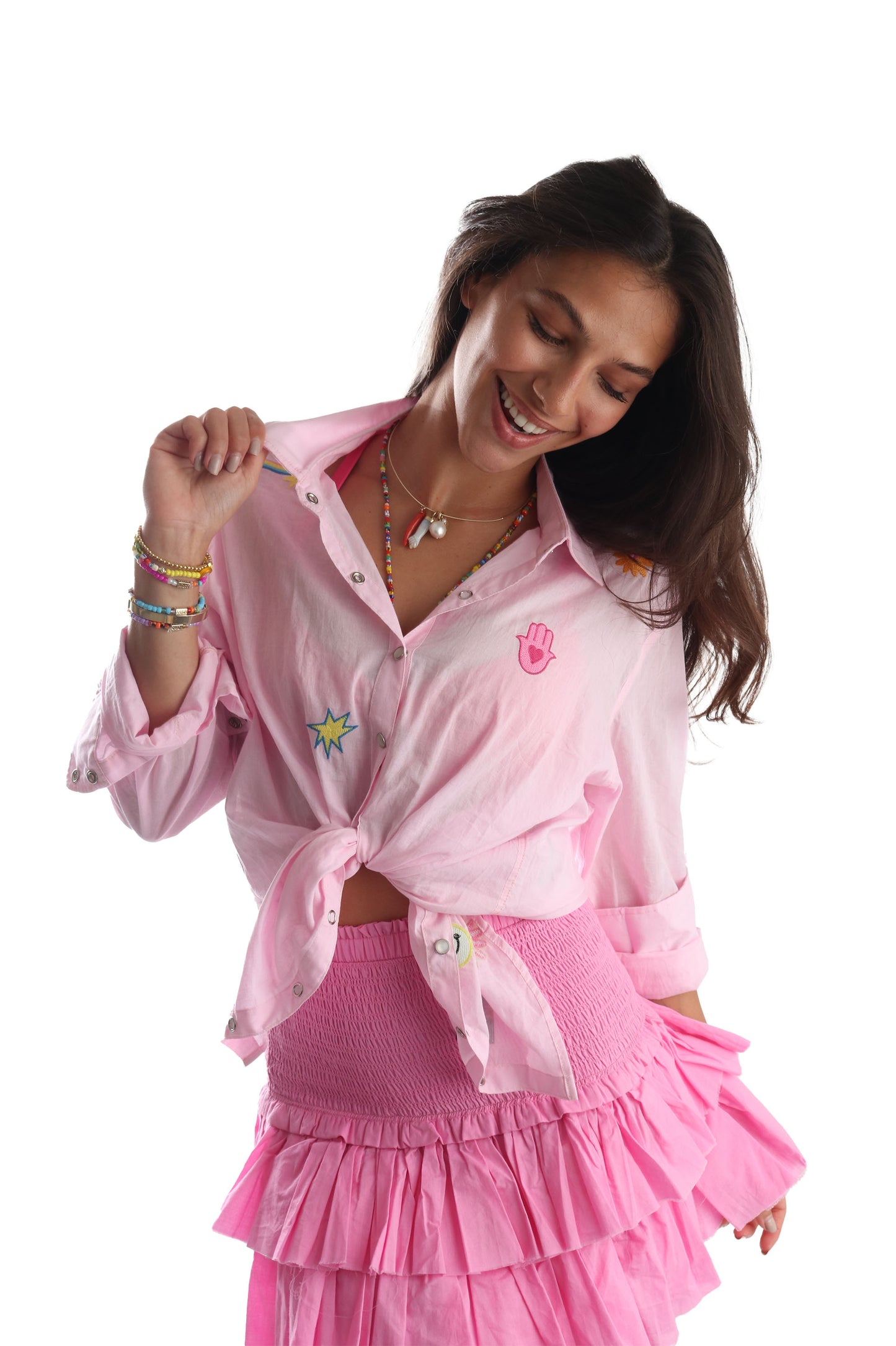 Pink Peony Shirt