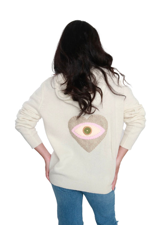 In Love Cream Cashmere Hoodie