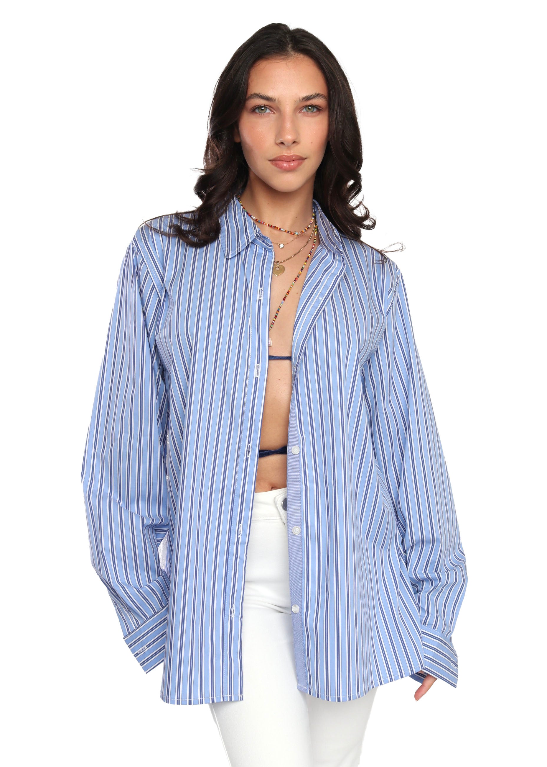 Selena Shirt detail view 2 — Romi Basha Designs