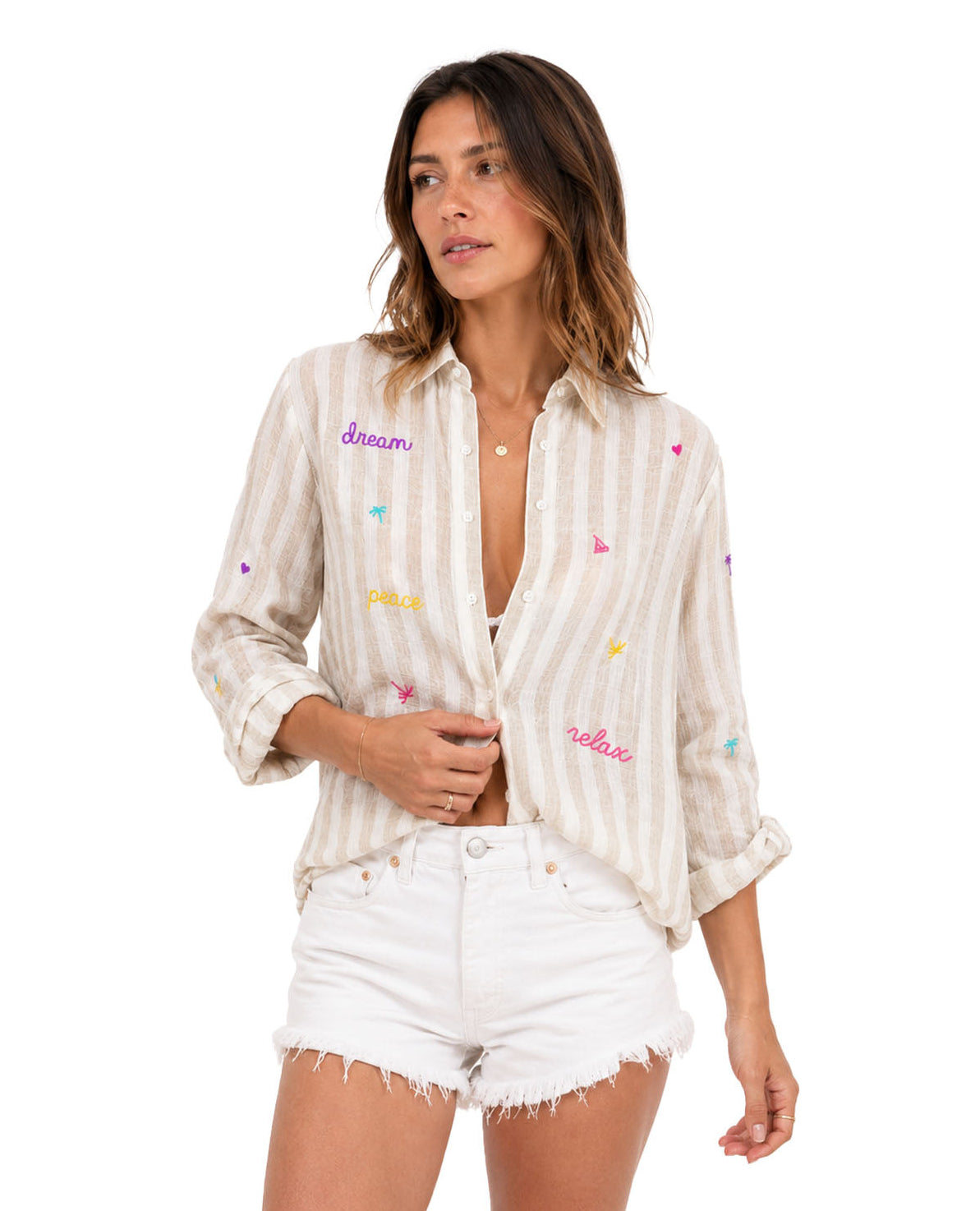The Linen Sail Away Button Down