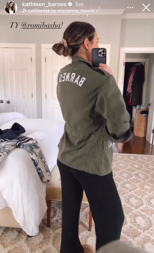 Front & Back Army Jacket