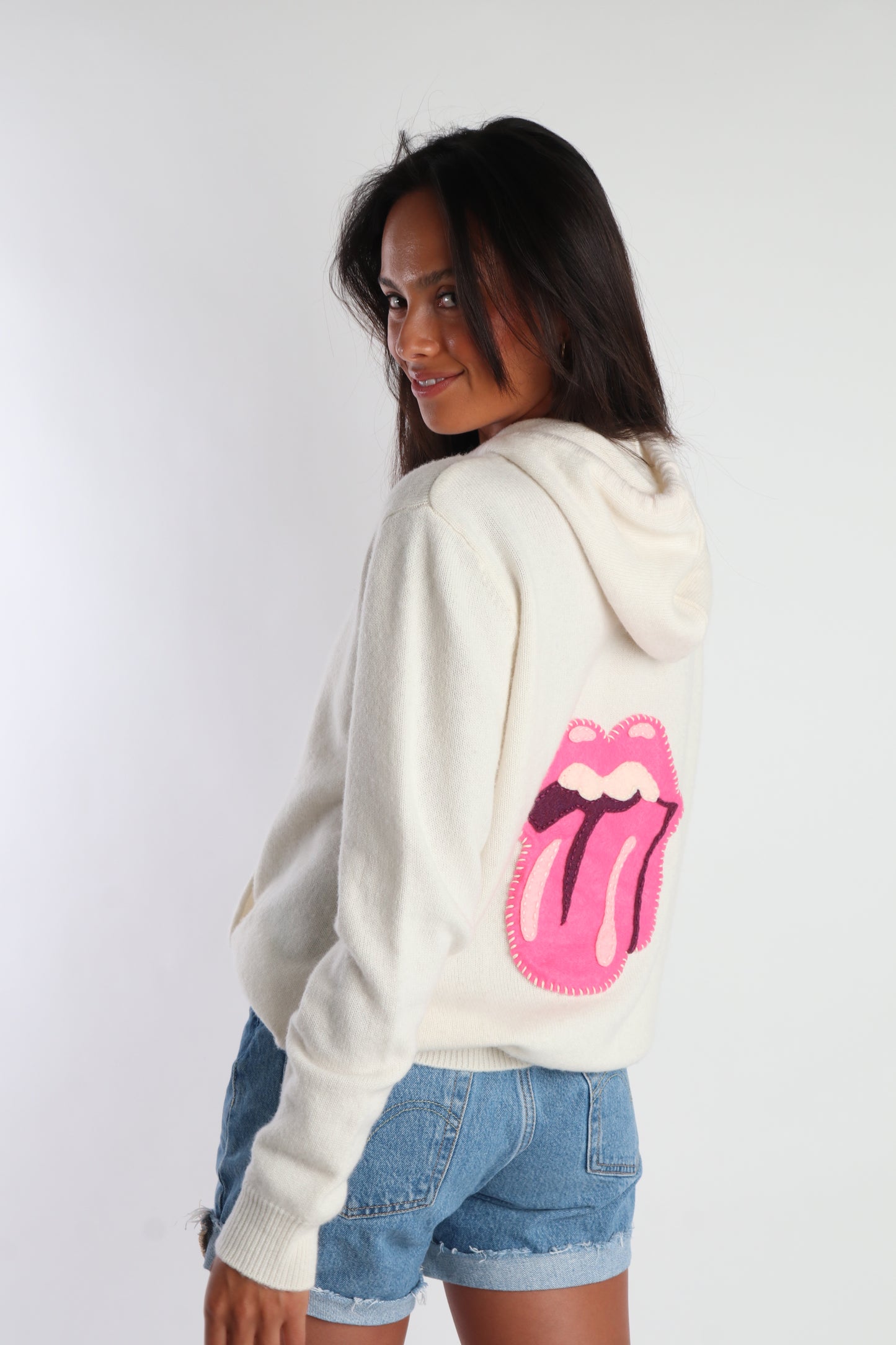 Sticky Fingers Cashmere Hoodie